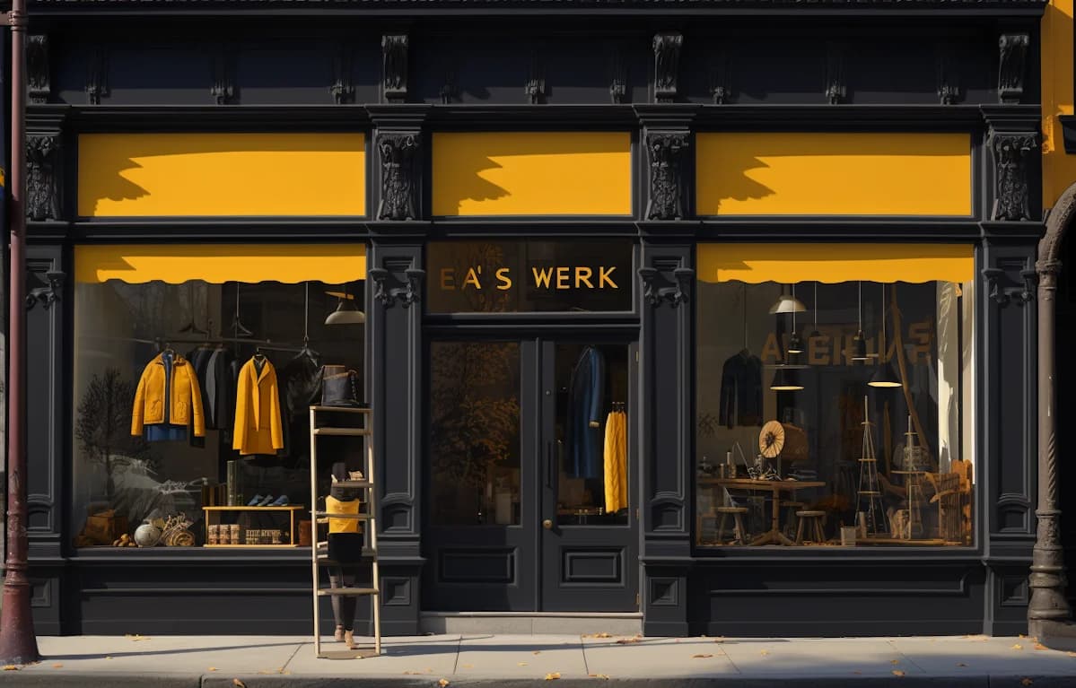 E-commerce retail storefront